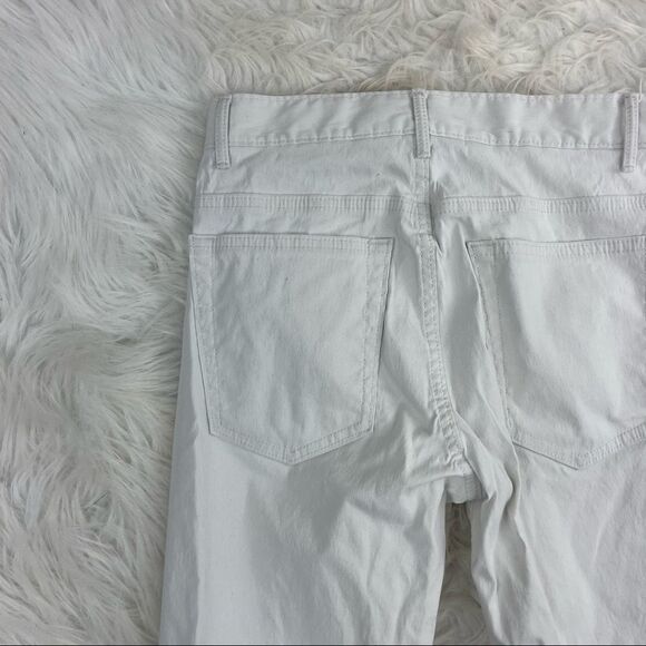 Helmut Lang White Casual Straight Leg Pants - Picture 8 of 9